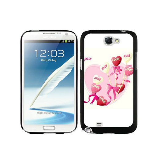 Valentine Lollipop Love Samsung Galaxy Note 2 Cases DSJ - Click Image to Close